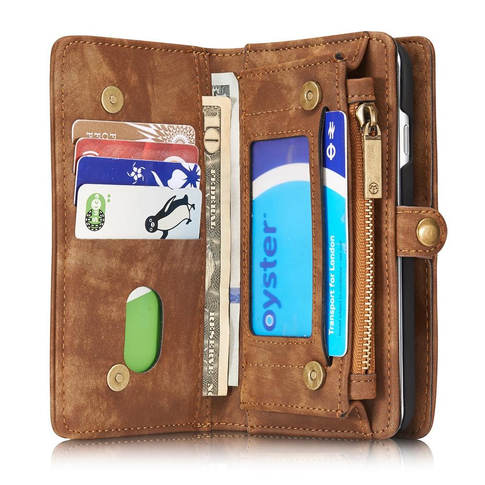 iPhone 7 Multi-slot Wallet Case Brown