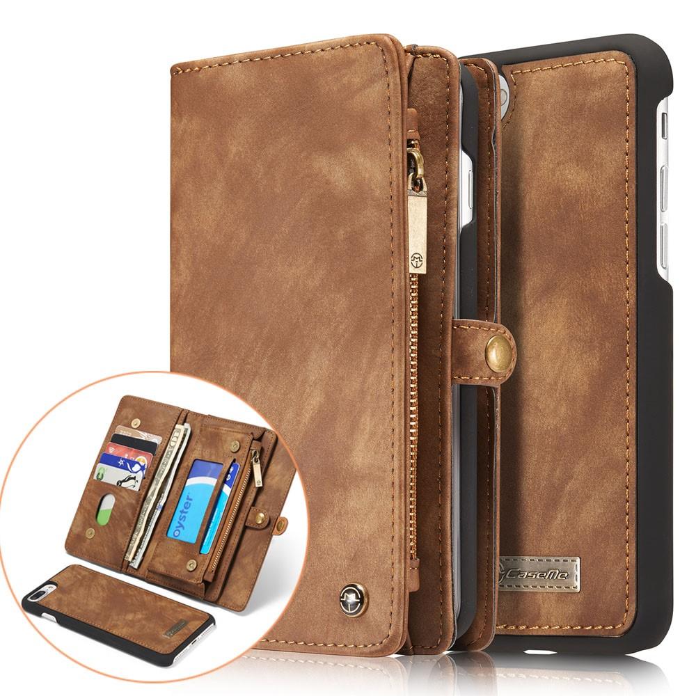 iPhone 7 Plus/8 Plus Multi-slot Wallet Case Brown