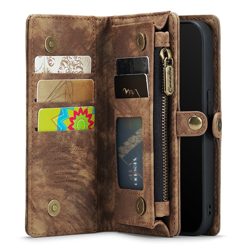 iPhone 7 Plus/iPhone 8 Plus Multi-slot Wallet Case Brown