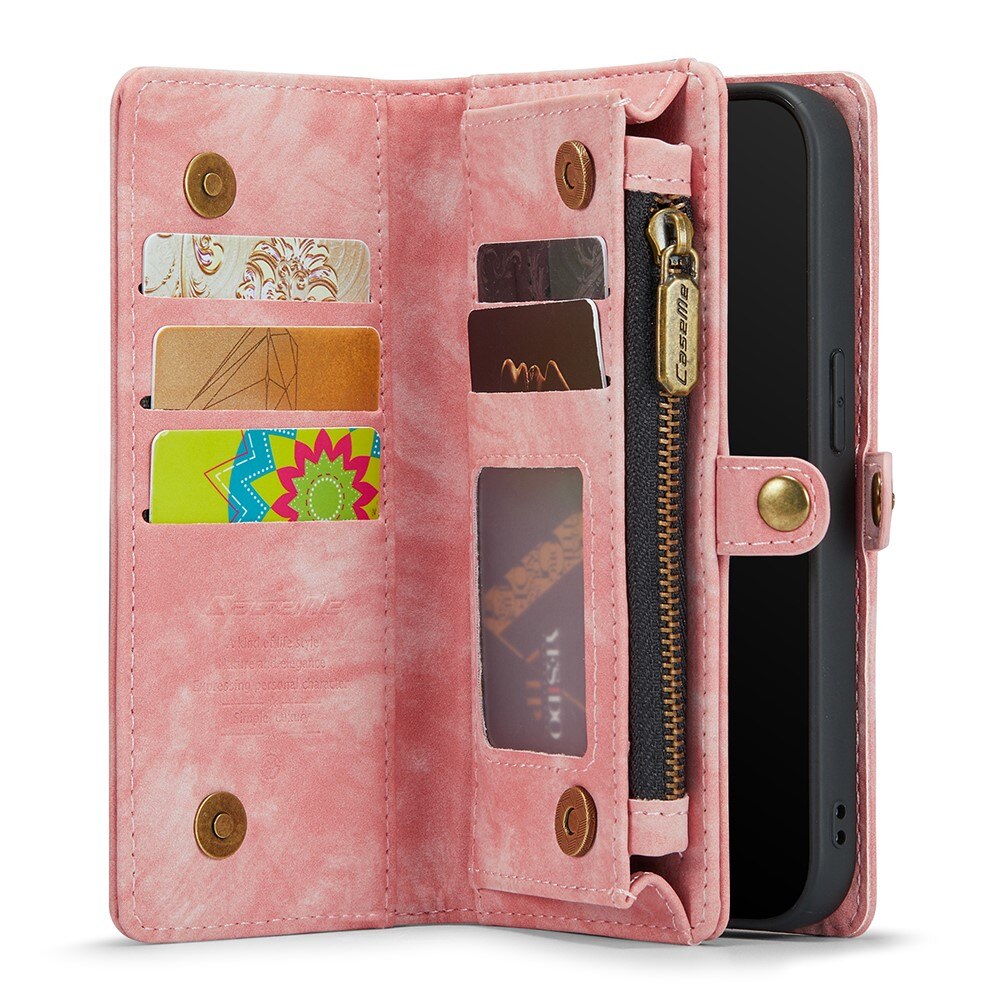 iPhone 7 Plus/iPhone 8 Plus Multi-slot Wallet Case Pink