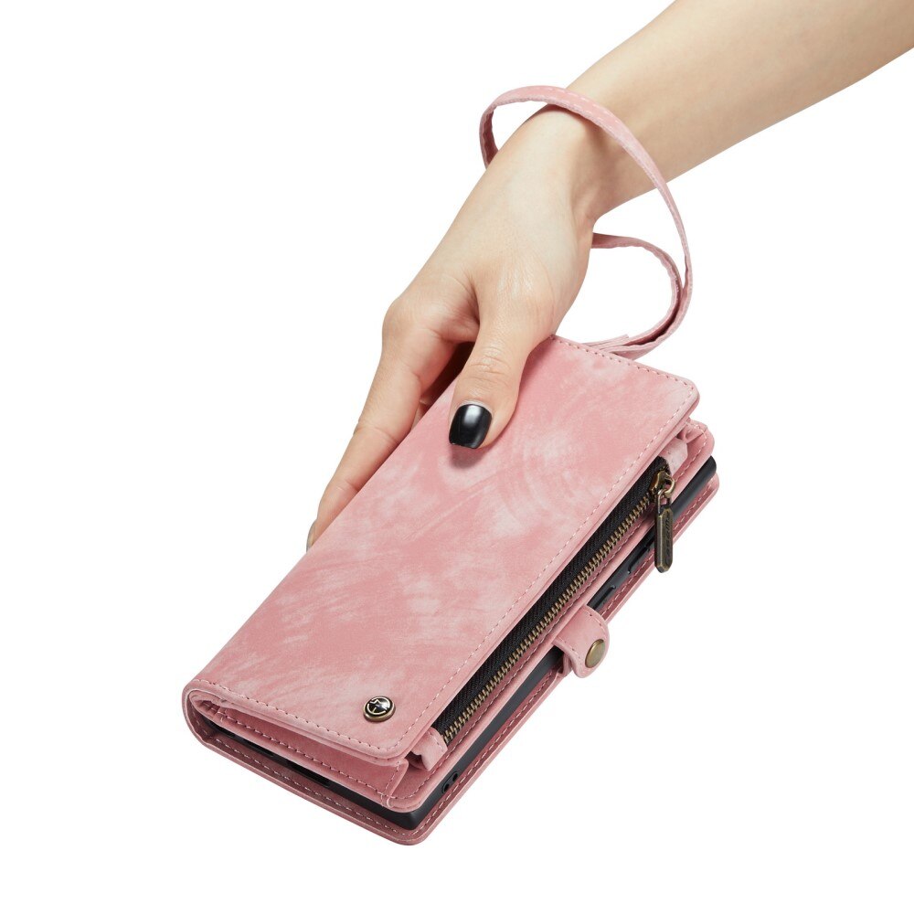 iPhone 7 Plus/iPhone 8 Plus Multi-slot Wallet Case Pink