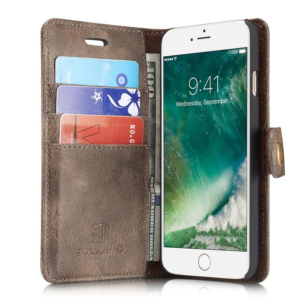 iPhone SE (2022) Magnet Wallet Brown