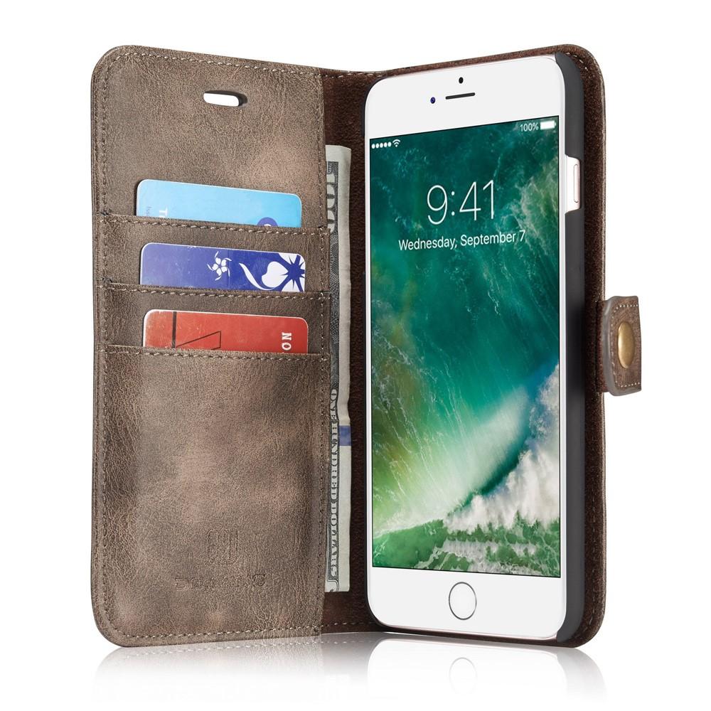 iPhone 7 Plus/8 Plus Magnet Wallet Brown