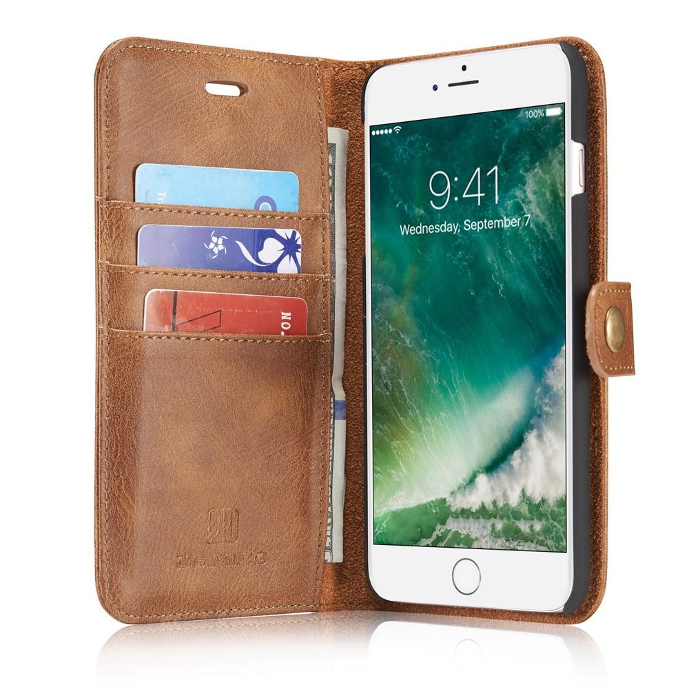 iPhone 7 Plus/8 Plus Magnet Wallet Cognac