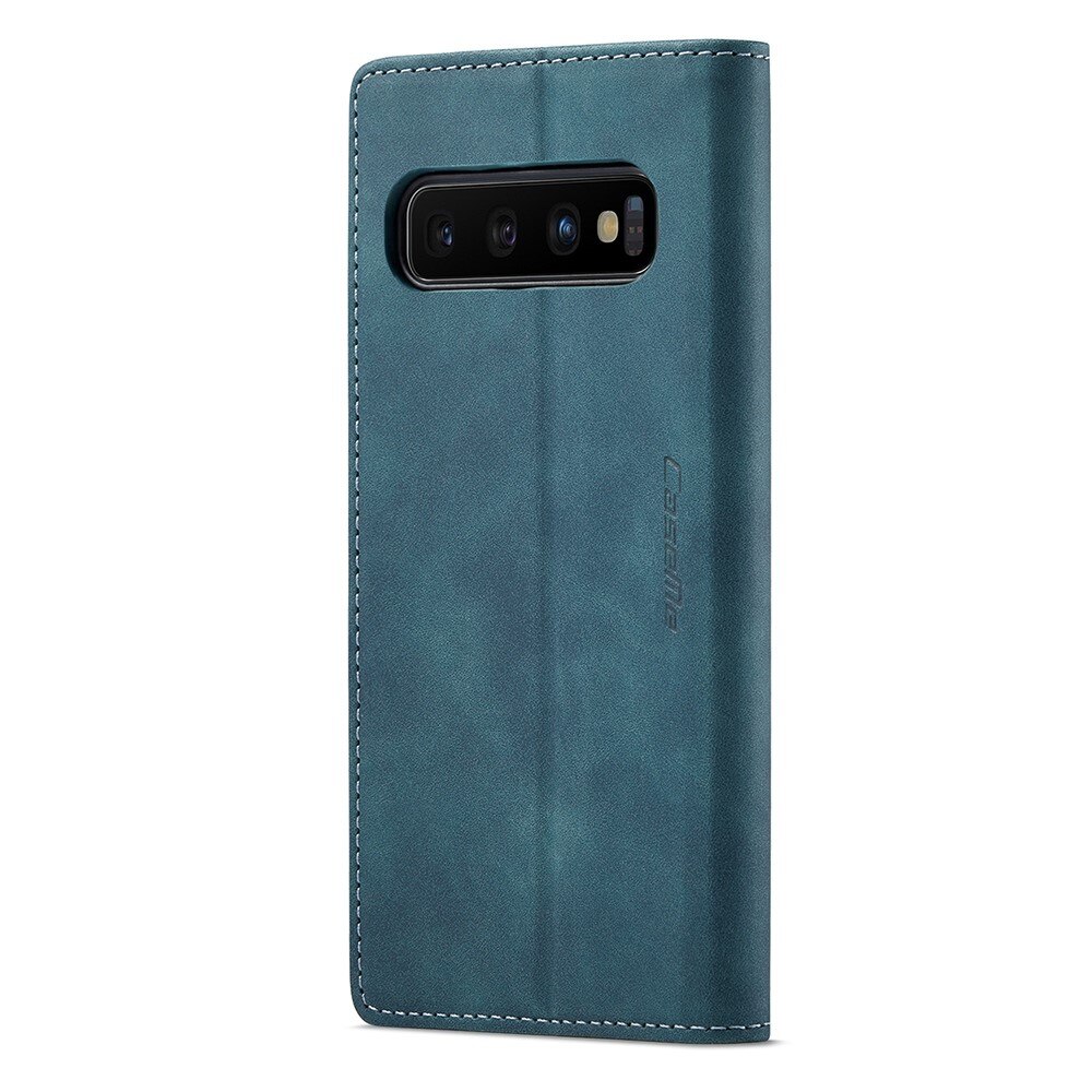 Samsung Galaxy S10 Slim Wallet Case Blue