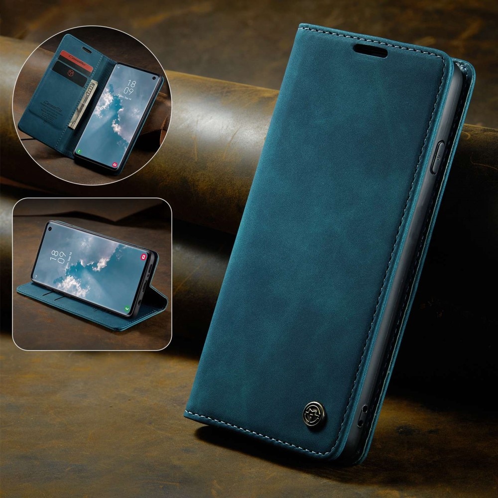 Samsung Galaxy S10 Slim Wallet Case Blue