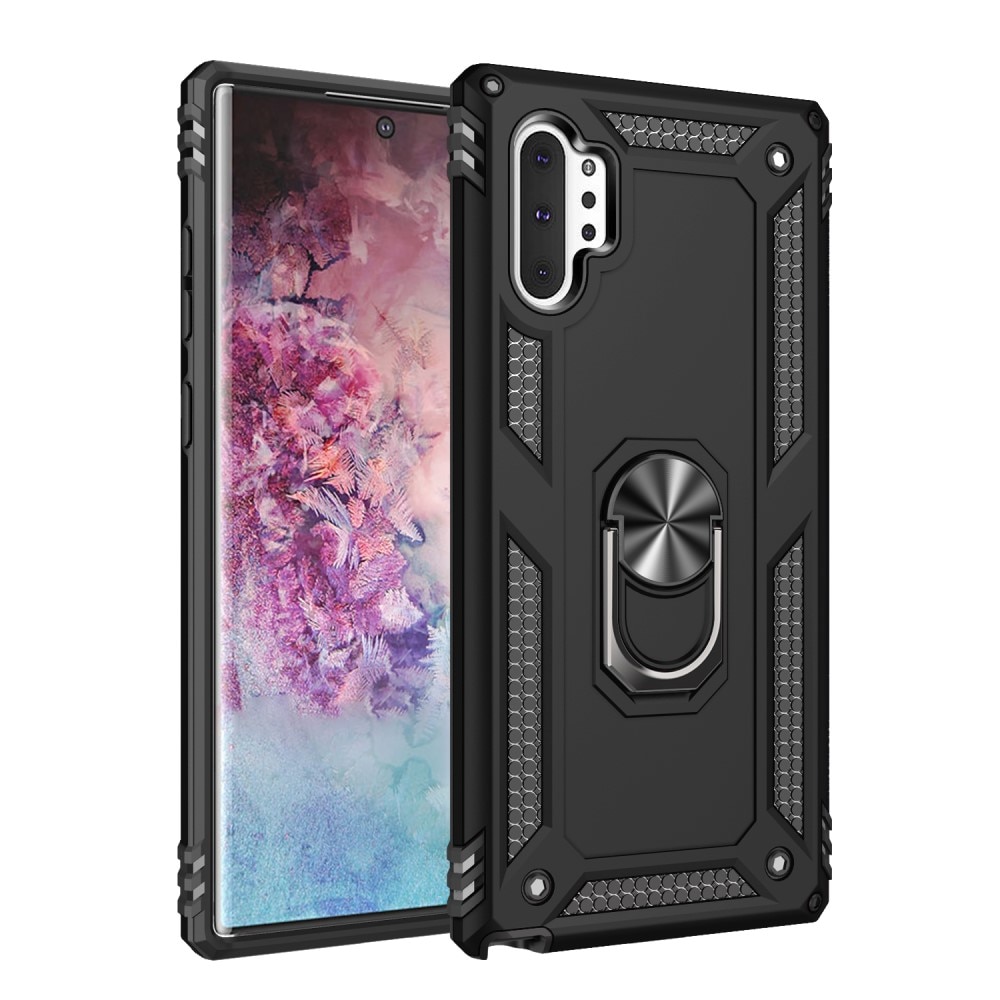 Samsung Galaxy Note 10 Plus Hybrid Case Tech Ring Black