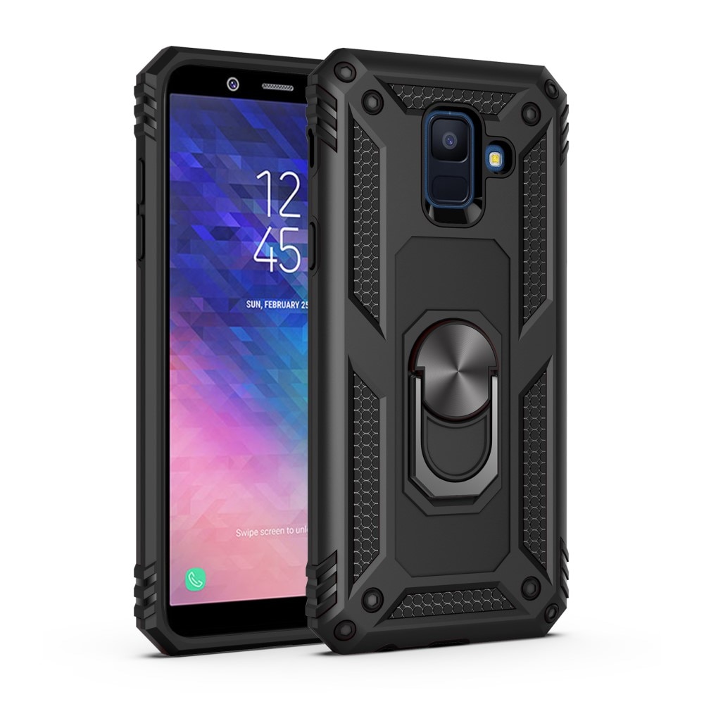 Samsung Galaxy A6 2018 Hybrid Case Tech Ring Black