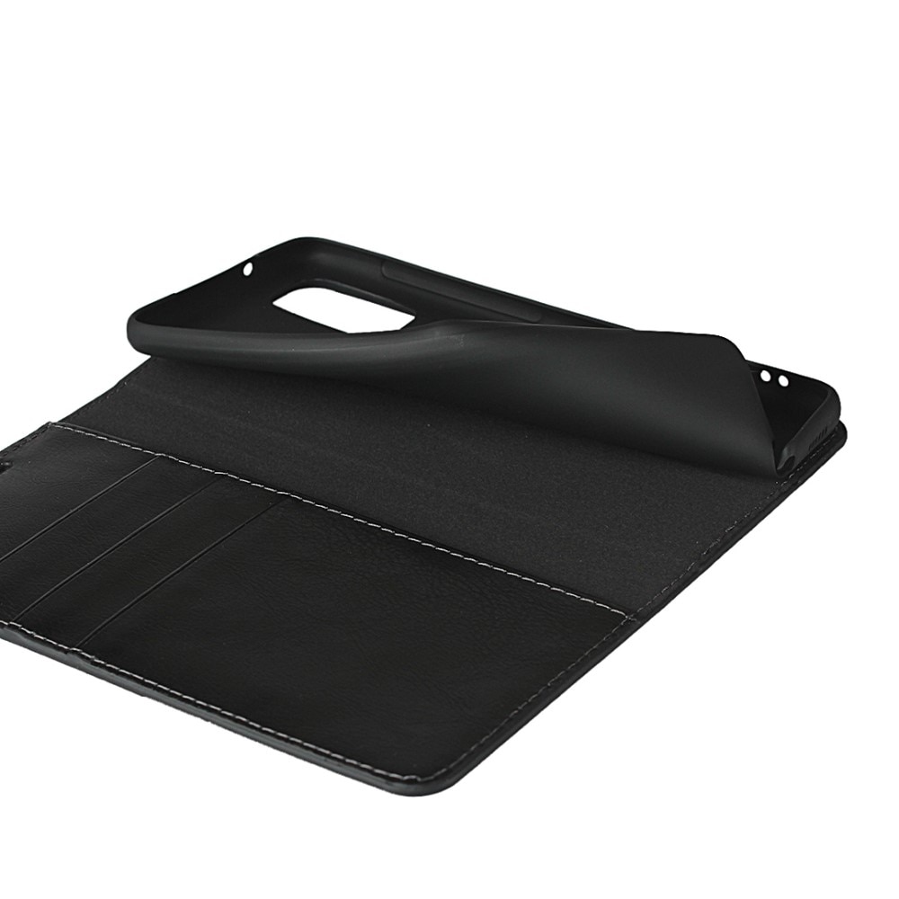 Samsung Galaxy S20 Genuine Leather Wallet Case Black