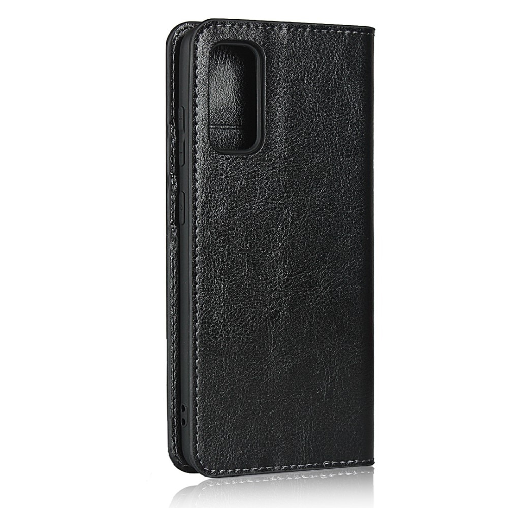 Samsung Galaxy S20 Genuine Leather Wallet Case Black