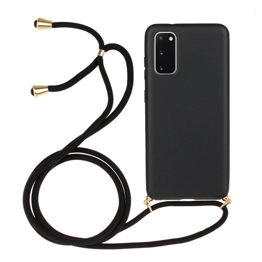 Samsung Galaxy S20 Cover Neck Strap Black