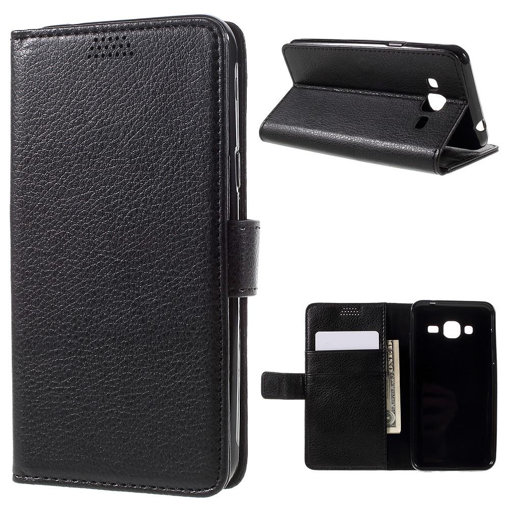 Samsung Galaxy J3 2016 Wallet Case Black