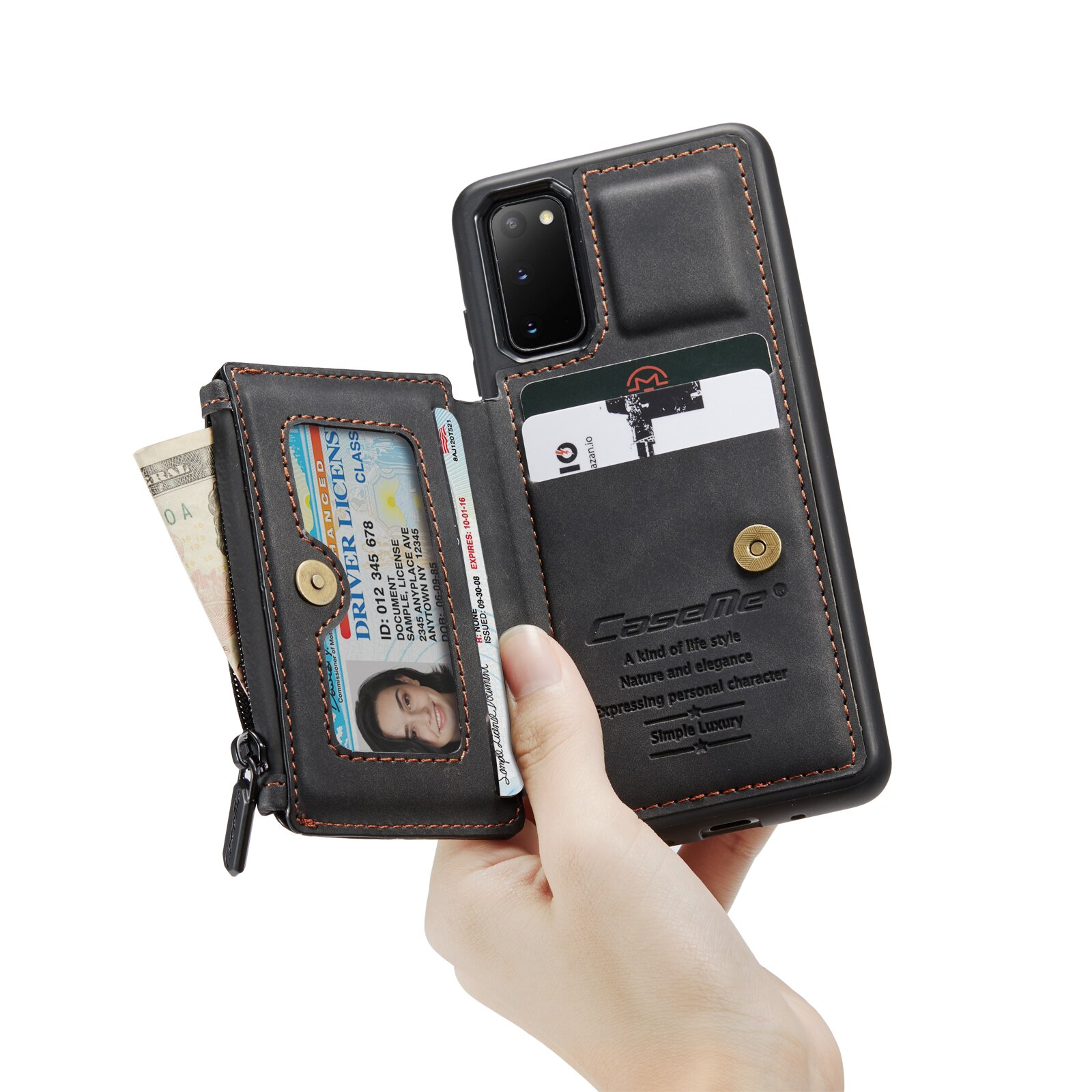 Samsung Galaxy S20 Multi-Slot Case Black