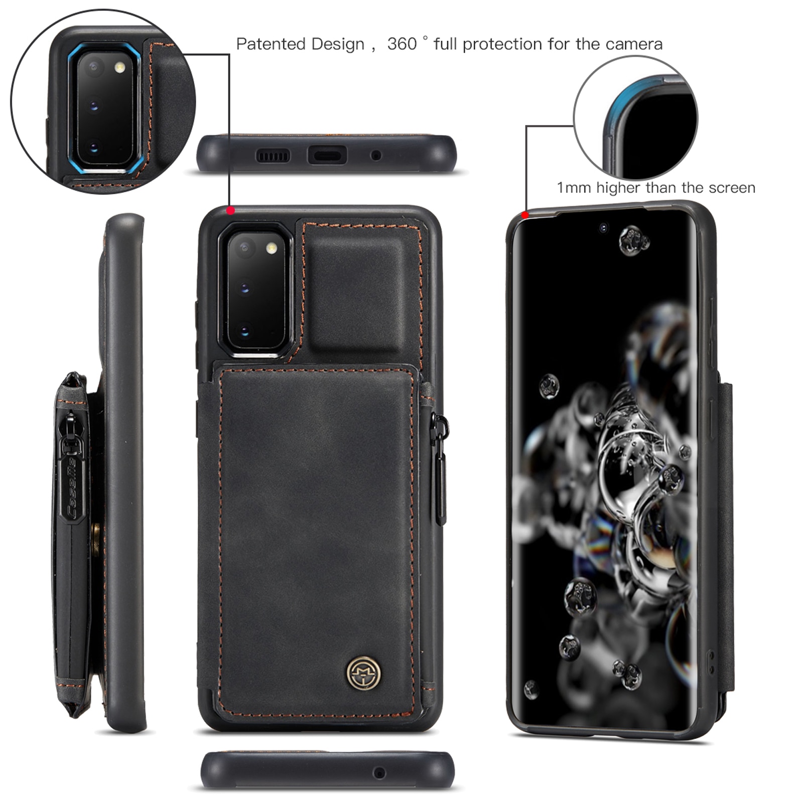 Samsung Galaxy S20 Multi-Slot Case Black