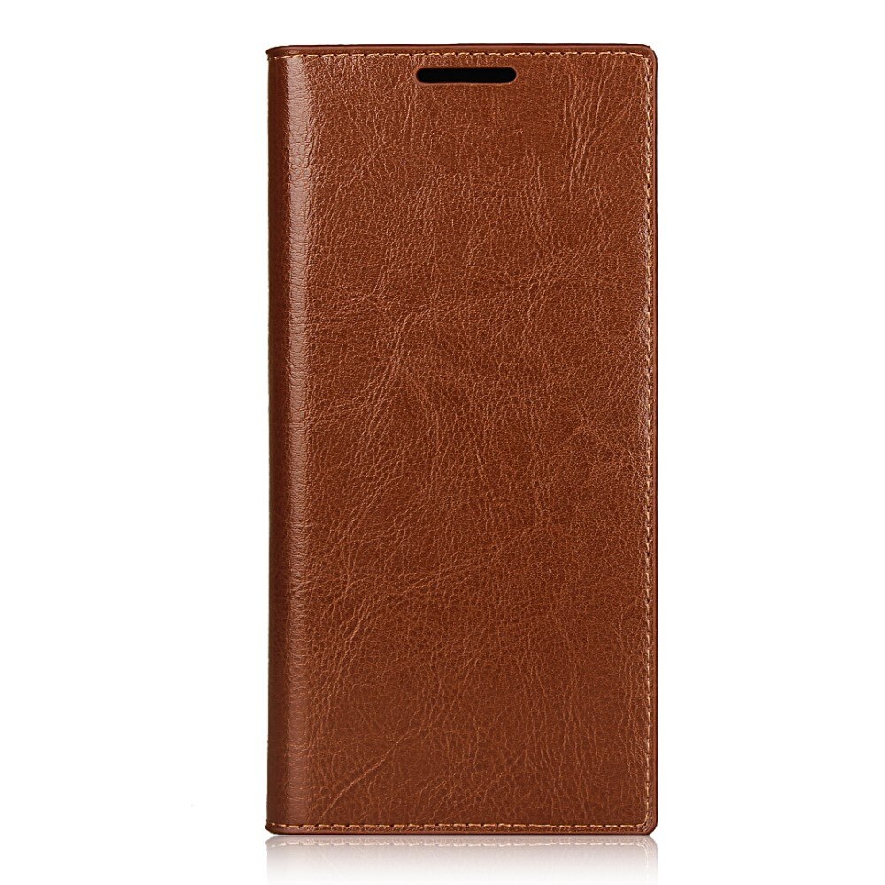 Samsung Galaxy Note 20 Ultra Genuine Leather Wallet Case Brown