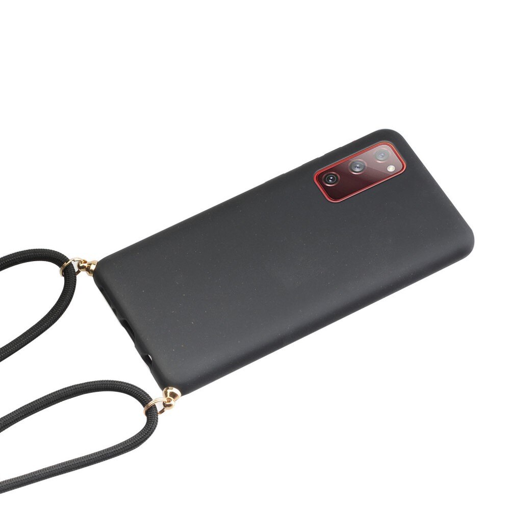 Samsung Galaxy S20 FE Cover Neck Strap Black