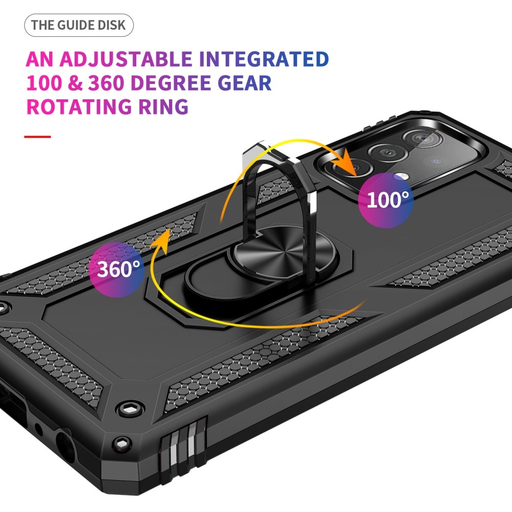 Samsung Galaxy A52/A52s Hybrid Case Tech Ring Black