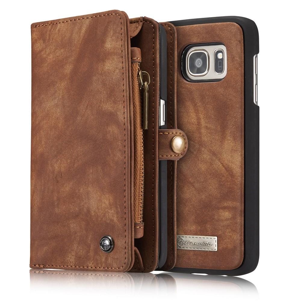 Samsung Galaxy S7 Edge Multi-slot Wallet Case Brown