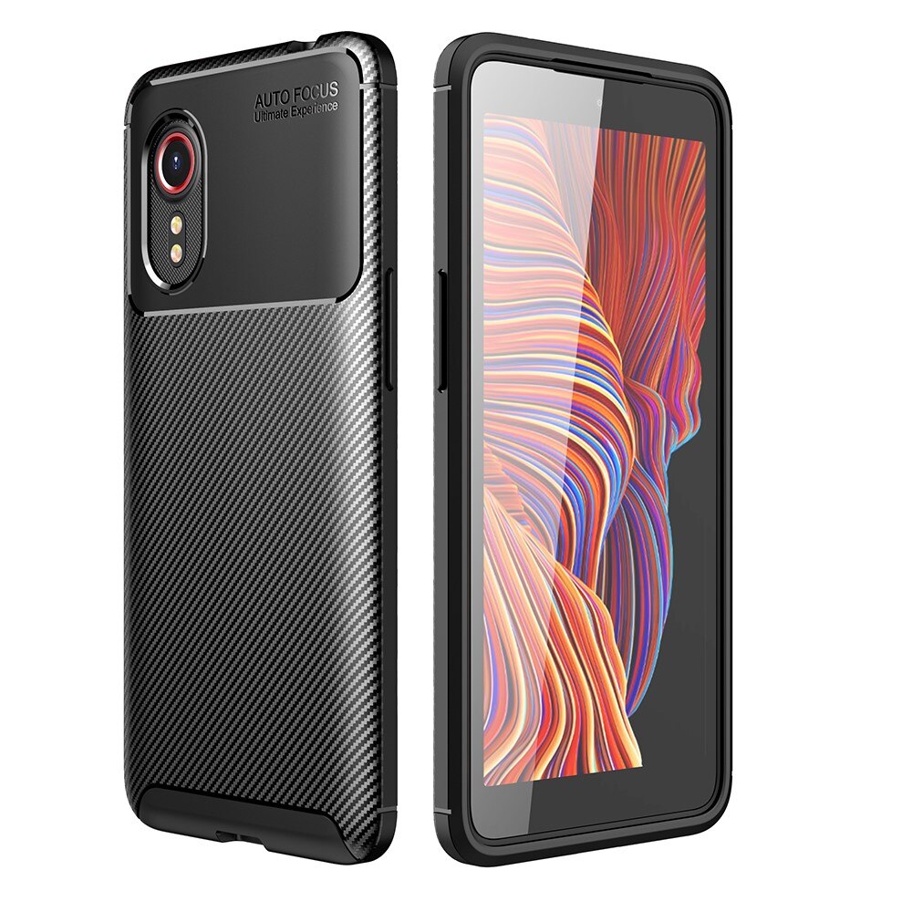 Samsung Galaxy Xcover 5 TPU Case Carbon Fiber Black