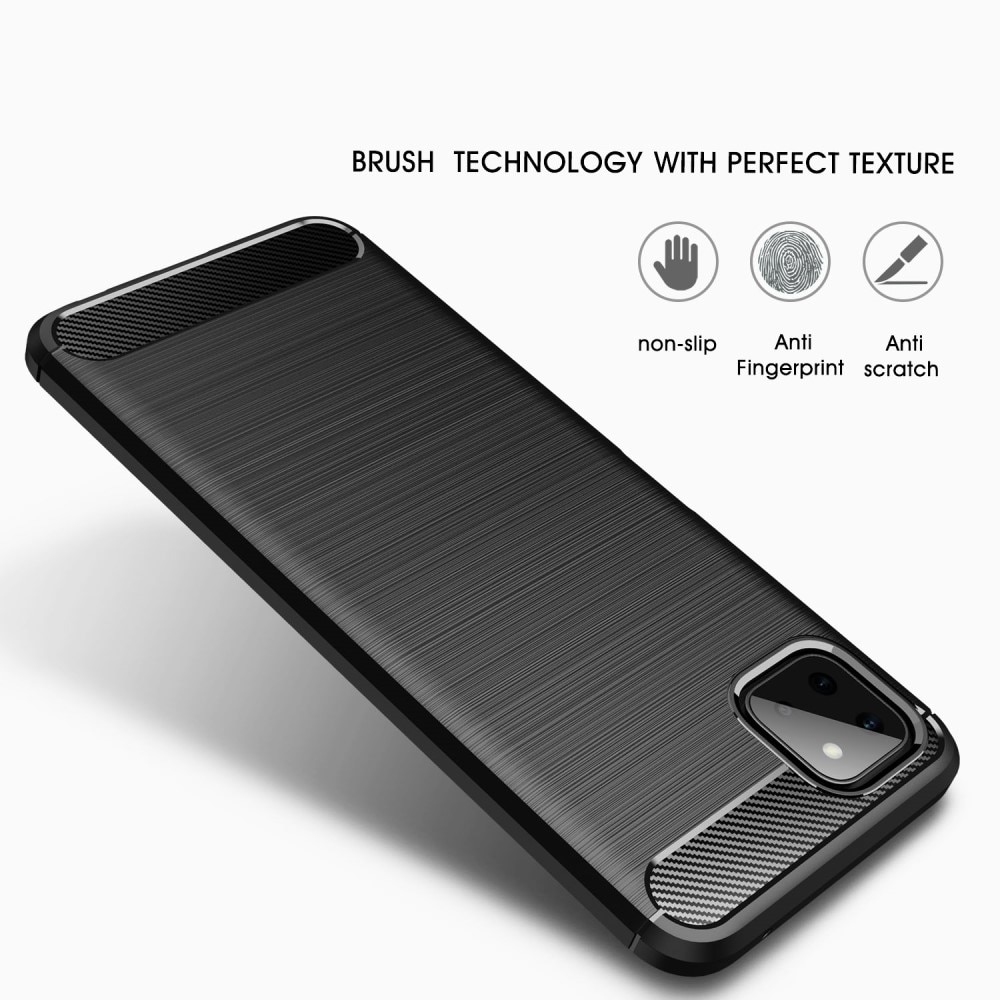 Samsung Galaxy A22 5G Brushed TPU Case Black