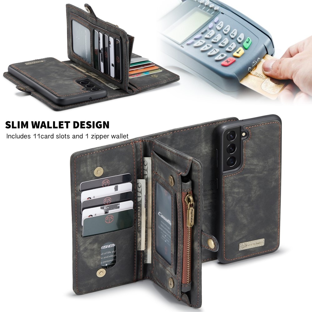 Samsung Galaxy S21 FE Multi-slot Wallet Case Grey