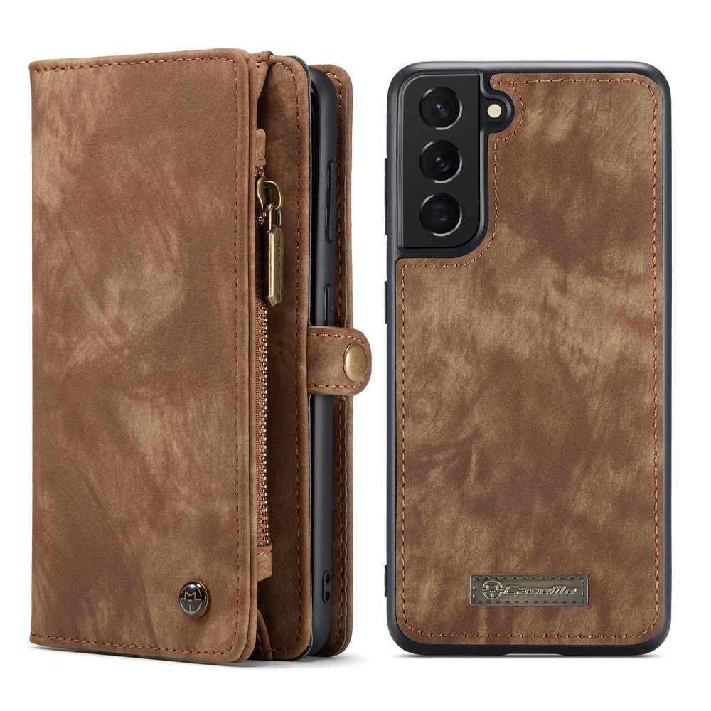 Samsung Galaxy S21 FE Multi-slot Wallet Case Brown