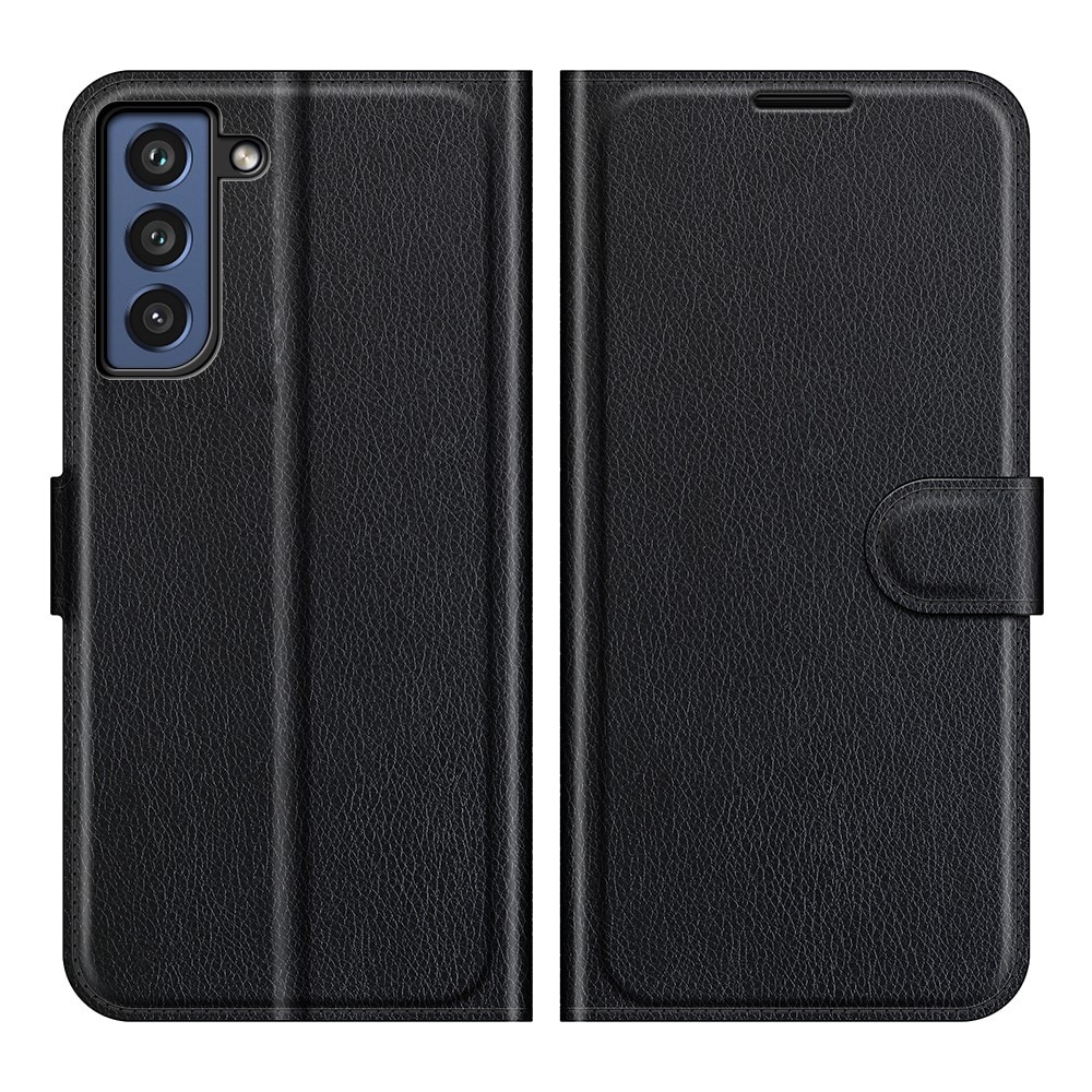 Samsung Galaxy S21 FE Wallet Book Cover Black