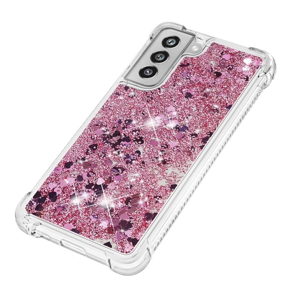 Samsung Galaxy S21 FE Glitter Powder TPU Cover Pink
