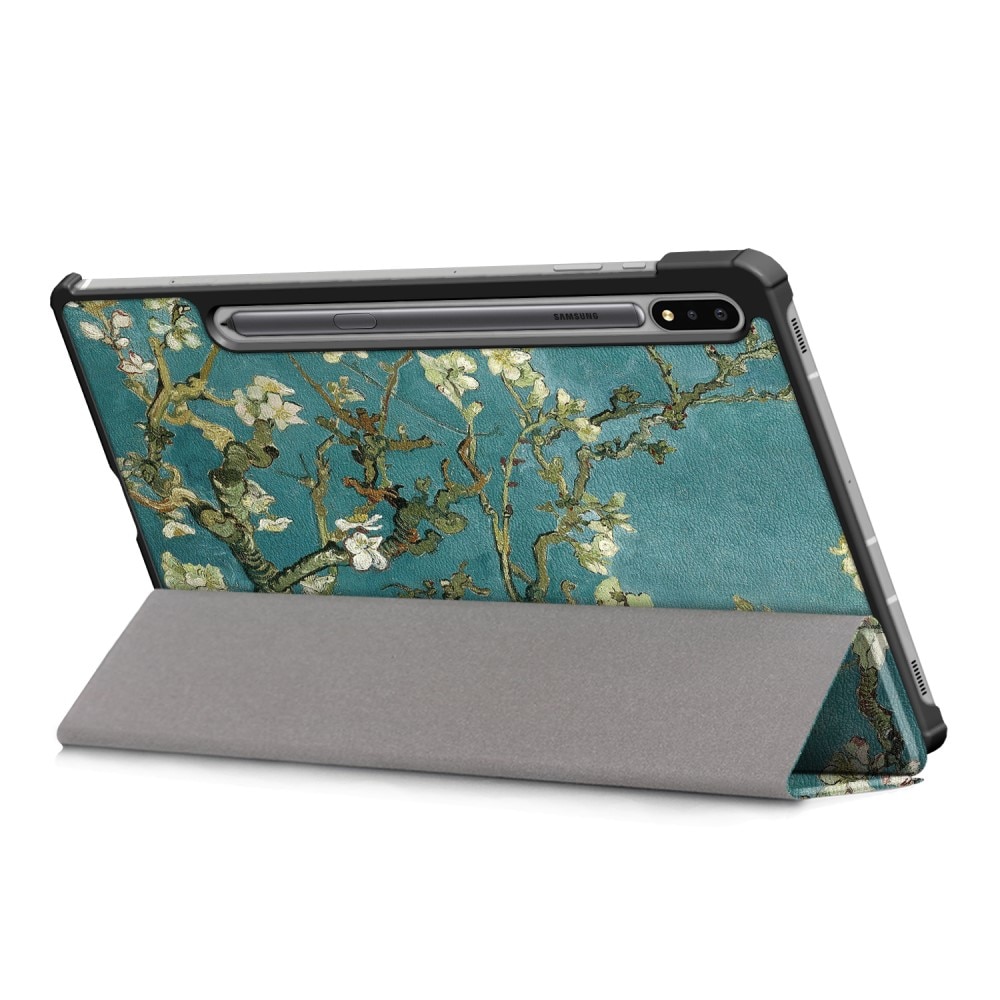 Samsung Galaxy Tab S7 FE Tri-Fold Cover Cherry blossoms