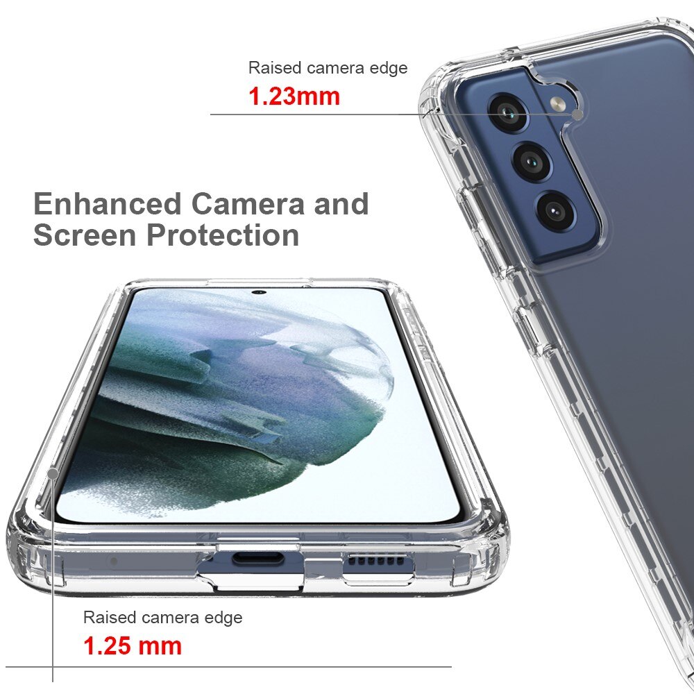 Samsung Galaxy S21 FE Full Cover Case Transparent