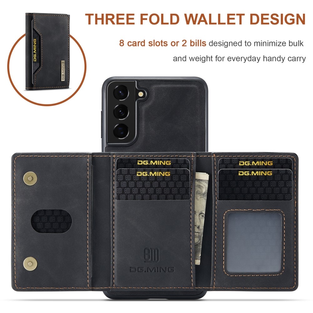 Samsung Galaxy S21 Magnetic Card Slot Case Black