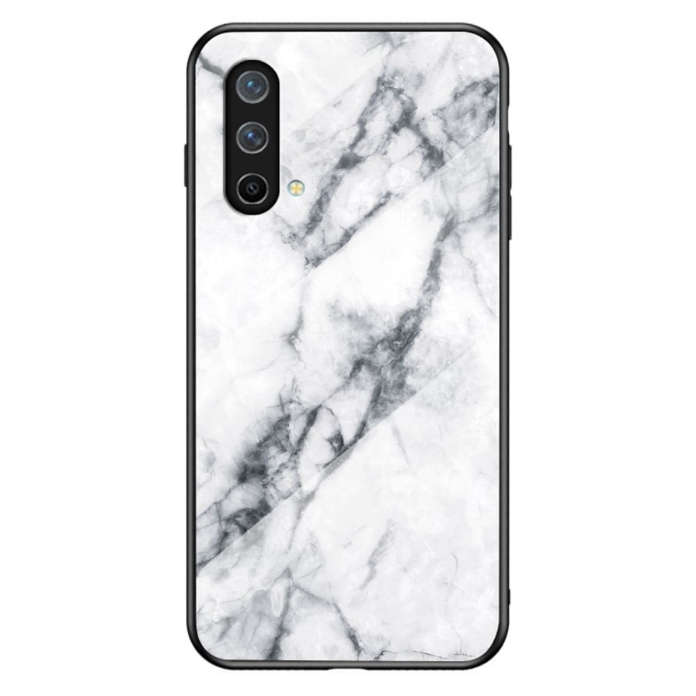 OnePlus Nord CE 5G Tempered Glass Case White Marble