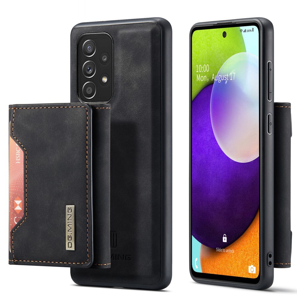 Samsung Galaxy A52 5G Magnetic Card Slot Case Black