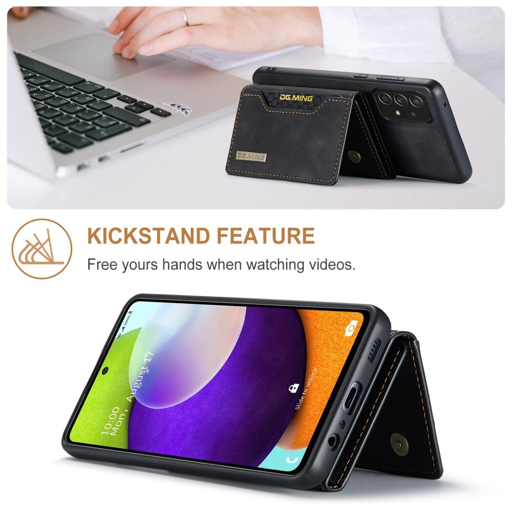 Samsung Galaxy A52 5G Magnetic Card Slot Case Black