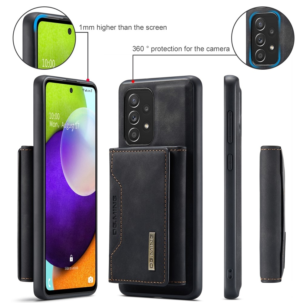 Samsung Galaxy A52 5G Magnetic Card Slot Case Black