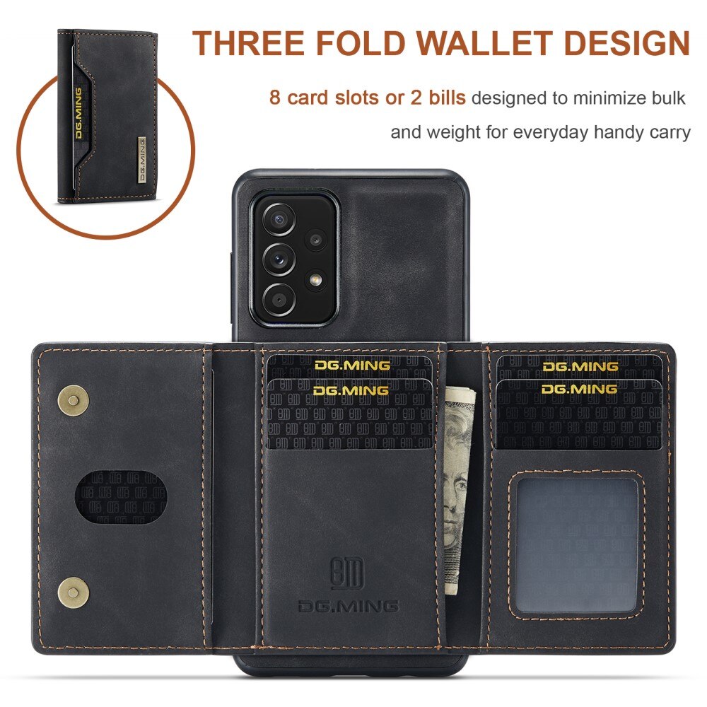Samsung Galaxy A52 5G Magnetic Card Slot Case Black