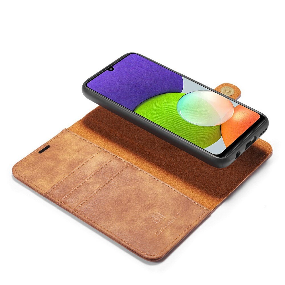 Samsung Galaxy A22 4G Magnet Wallet Cognac