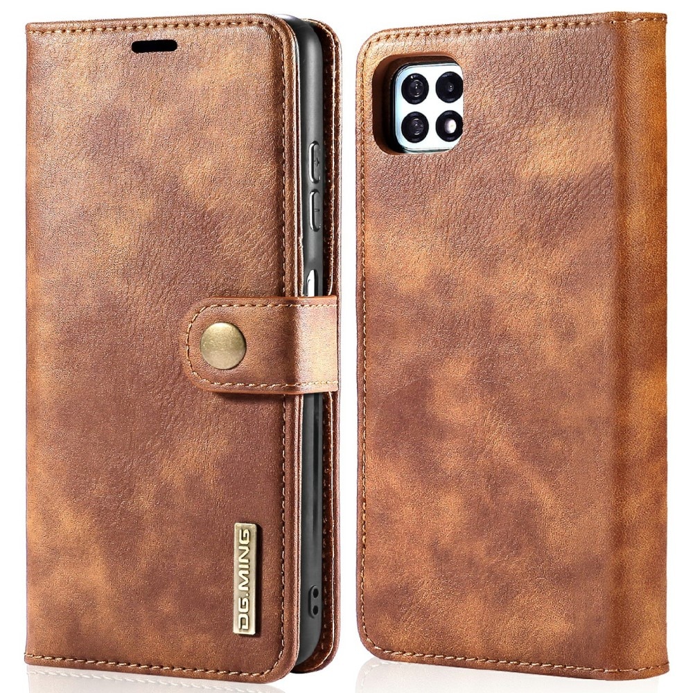 Samsung Galaxy A22 5G Magnet Wallet Cognac