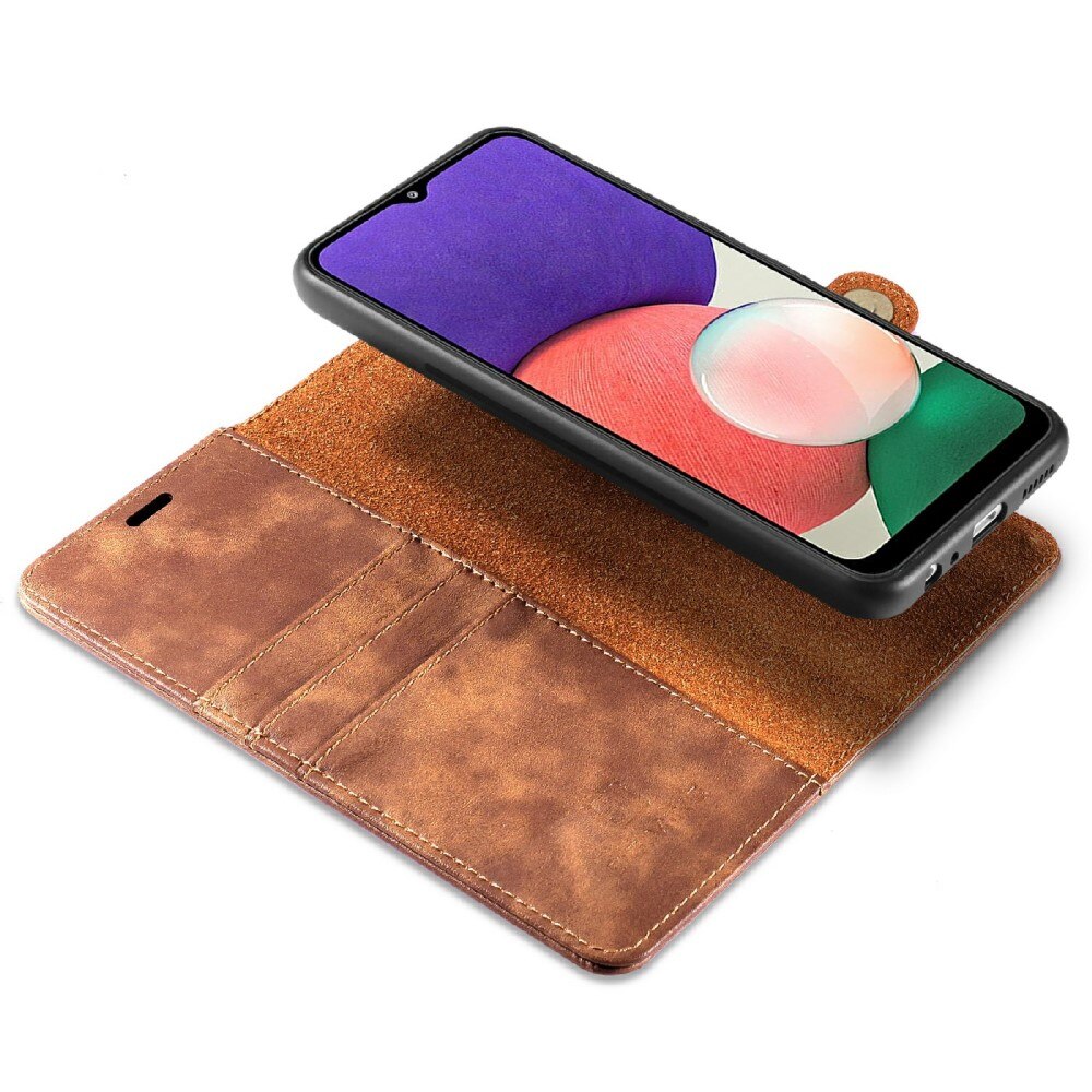 Samsung Galaxy A22 5G Magnet Wallet Cognac