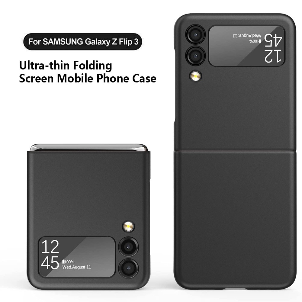 Samsung Galaxy Z Flip 3 Rubberized Hard Case Black