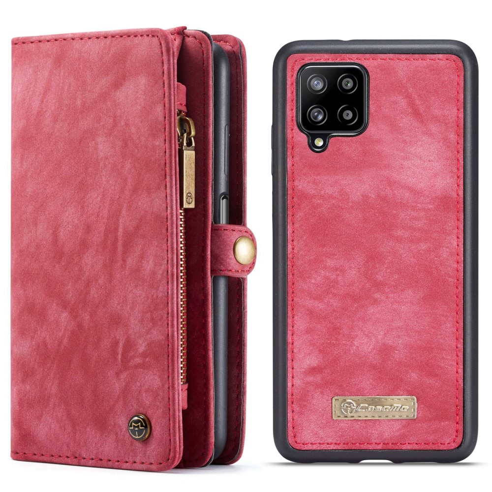 Samsung Galaxy A12 5G Multi-slot Wallet Case Red