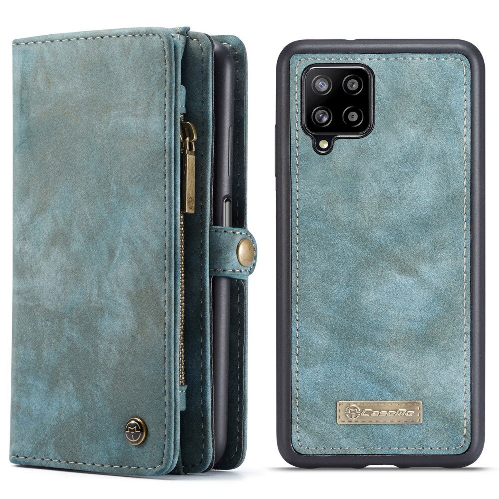 Samsung Galaxy A12 5G Multi-slot Wallet Case Blue