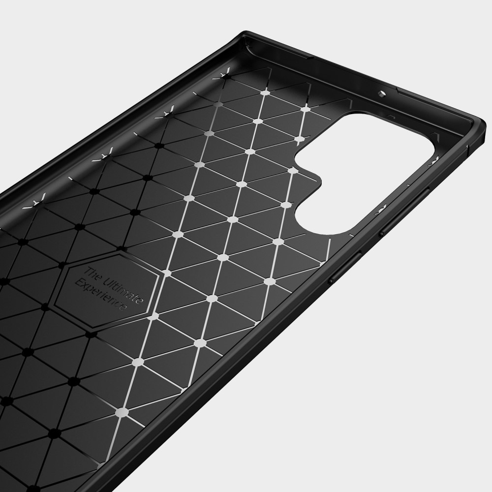 Samsung Galaxy S22 Ultra Brushed TPU Case Black