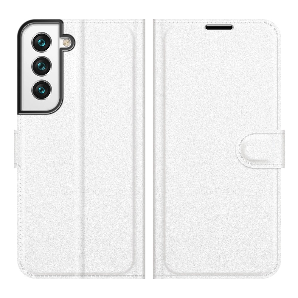 Samsung Galaxy S22 Wallet Book Cover White