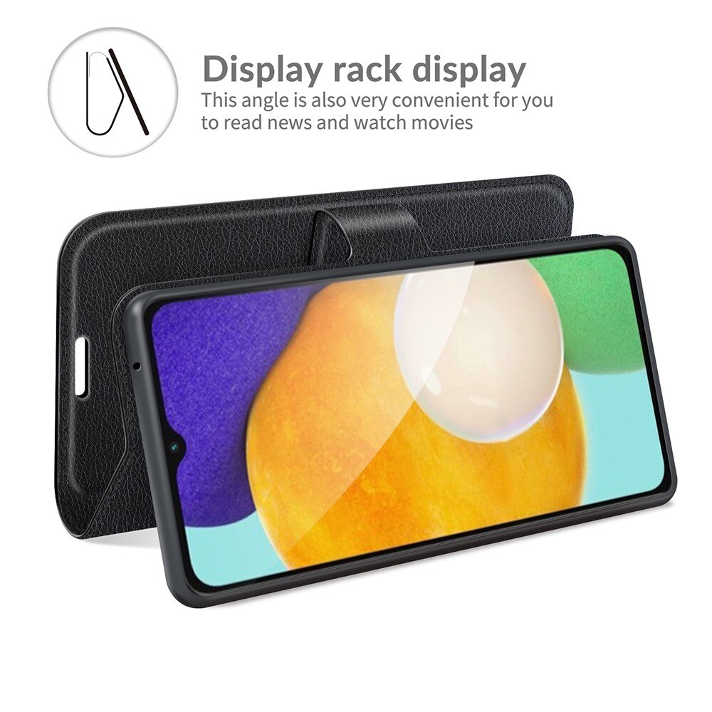 Samsung Galaxy A04s Wallet Book Cover Black