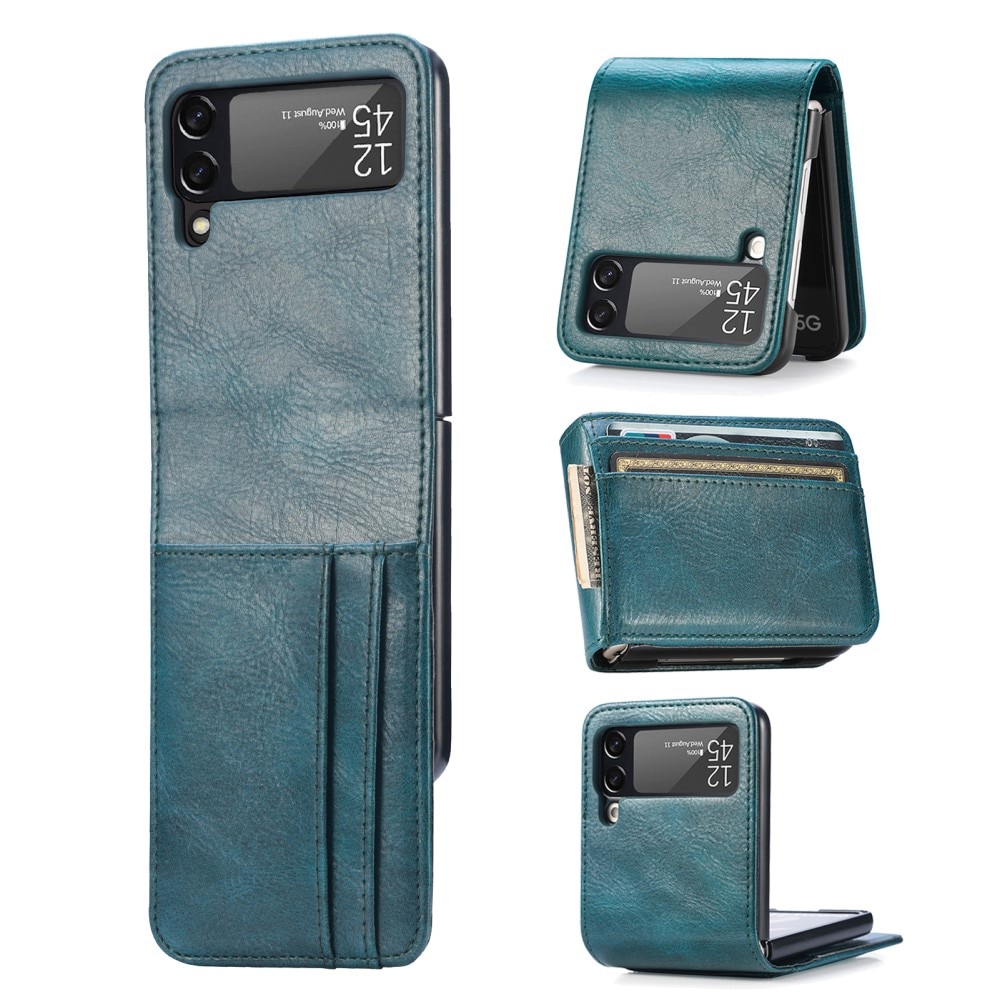 Samsung Galaxy Z Flip 3 Wallet Book Cover Green