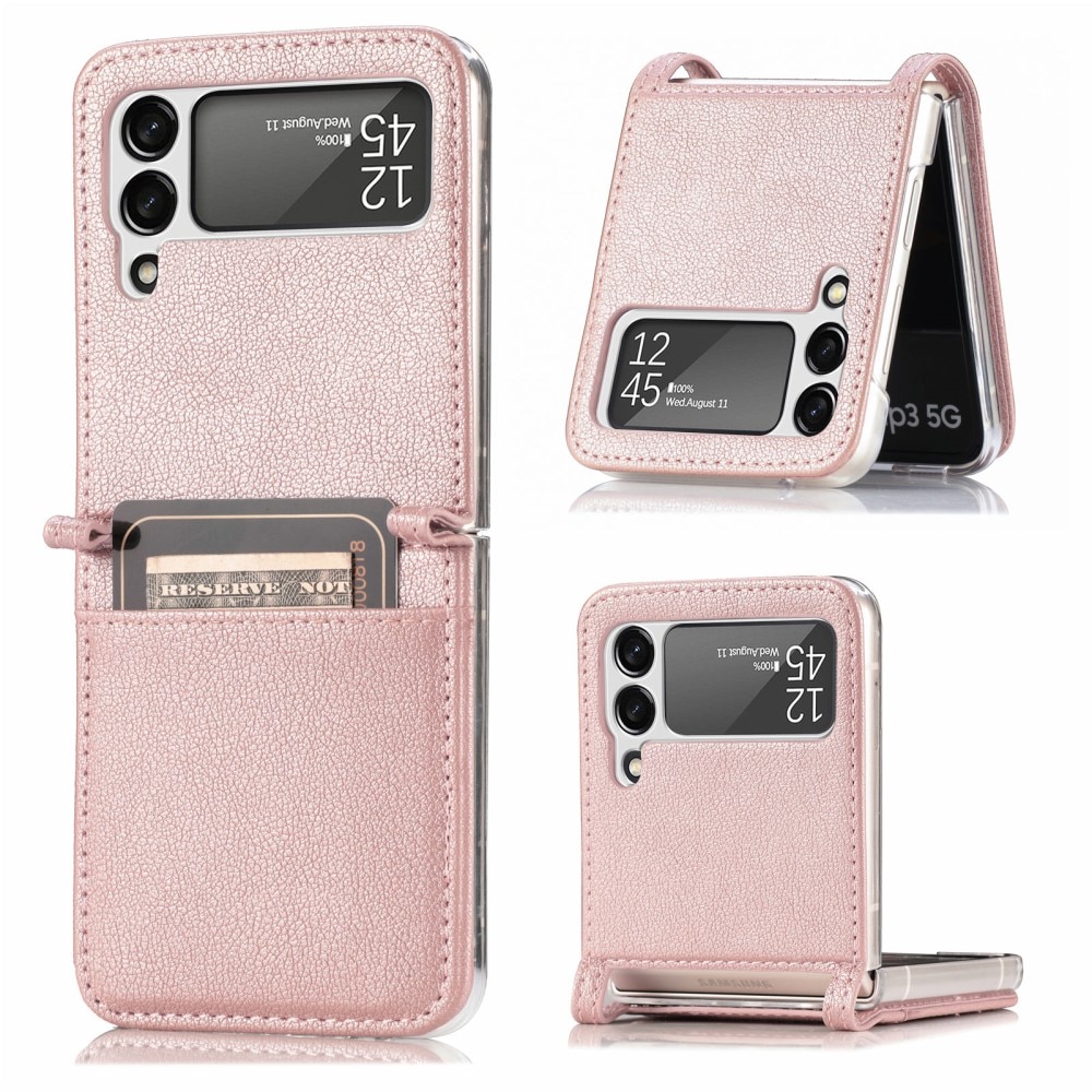 Samsung Galaxy Z Flip 3 Slim Card Wallet Pink