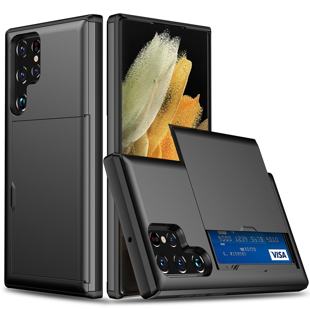 Samsung Galaxy S22 Ultra Card Slot Case Black