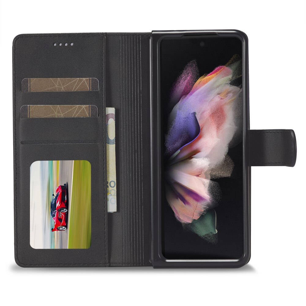 Samsung Galaxy Z Fold 3 Wallet Case Black