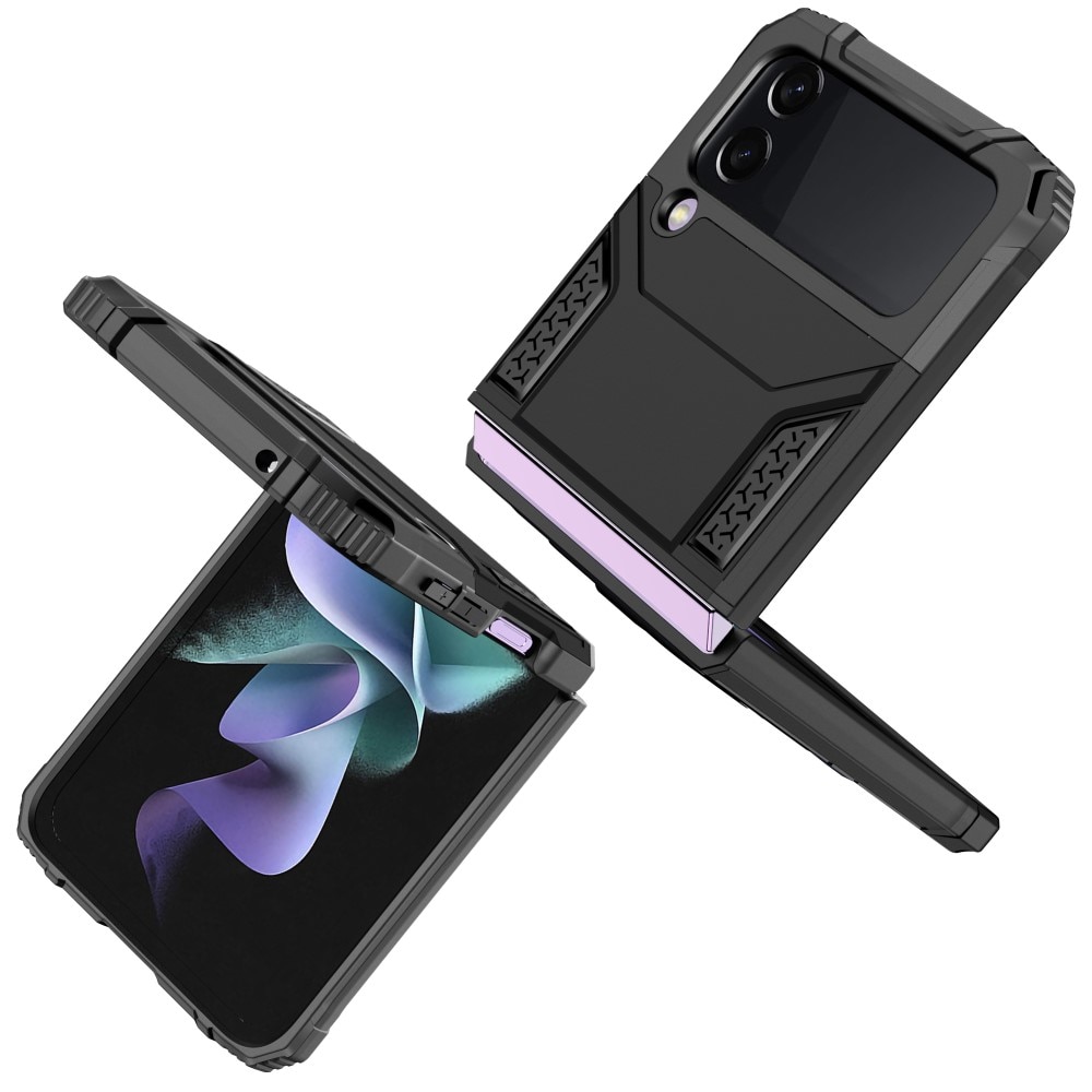 Samsung Galaxy Z Flip 3 Hybrid Case Tech Ring Black